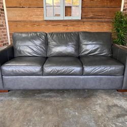 Black Leather Couch