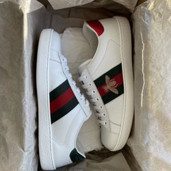 White “Ace” Gucci Shoes (Size 6)