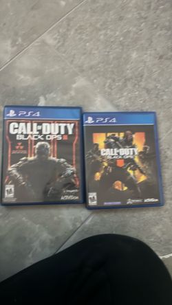 Used call of duty black ops 3 and 4