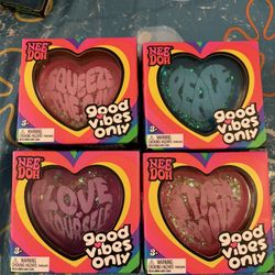 Nee Doh Good Vibes Only Heart Squeeze Toy