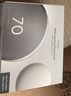 NEW SEALED Google Nest Learning Thermostat (4th Gen) + Sensor