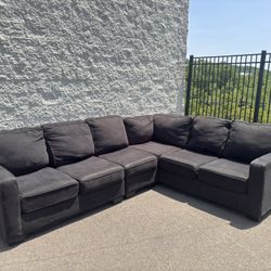 Black Sectional 