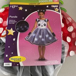 Panda Costume Size 2 T