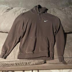 Nike Men’s Brown Hoodie Size M