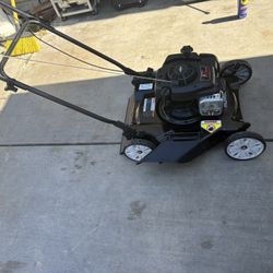 20 in. 125 cc Briggs & Stratton Walk Behind Gas Push Lawn Mower with 4 Wheel Height Adjustment and Prime 'N Pull Start