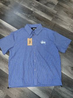Stüssy Blue Plaid Shirt