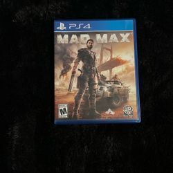 PS4 Mad Max Game