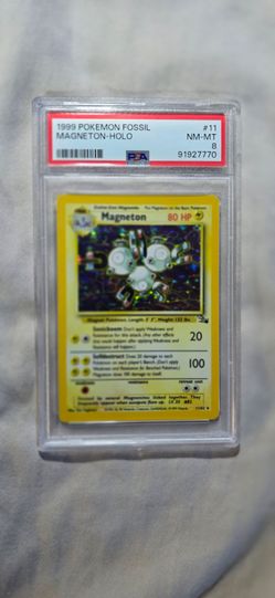 β‘ PSA 8 Magneton Holo (Fossil) β‘