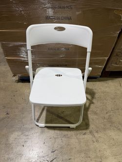 White Folding Chairs Party Rental – Heavy Duty – $8 each