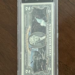 Enhanced Uncirculated $2 featuring Yellowstone NP