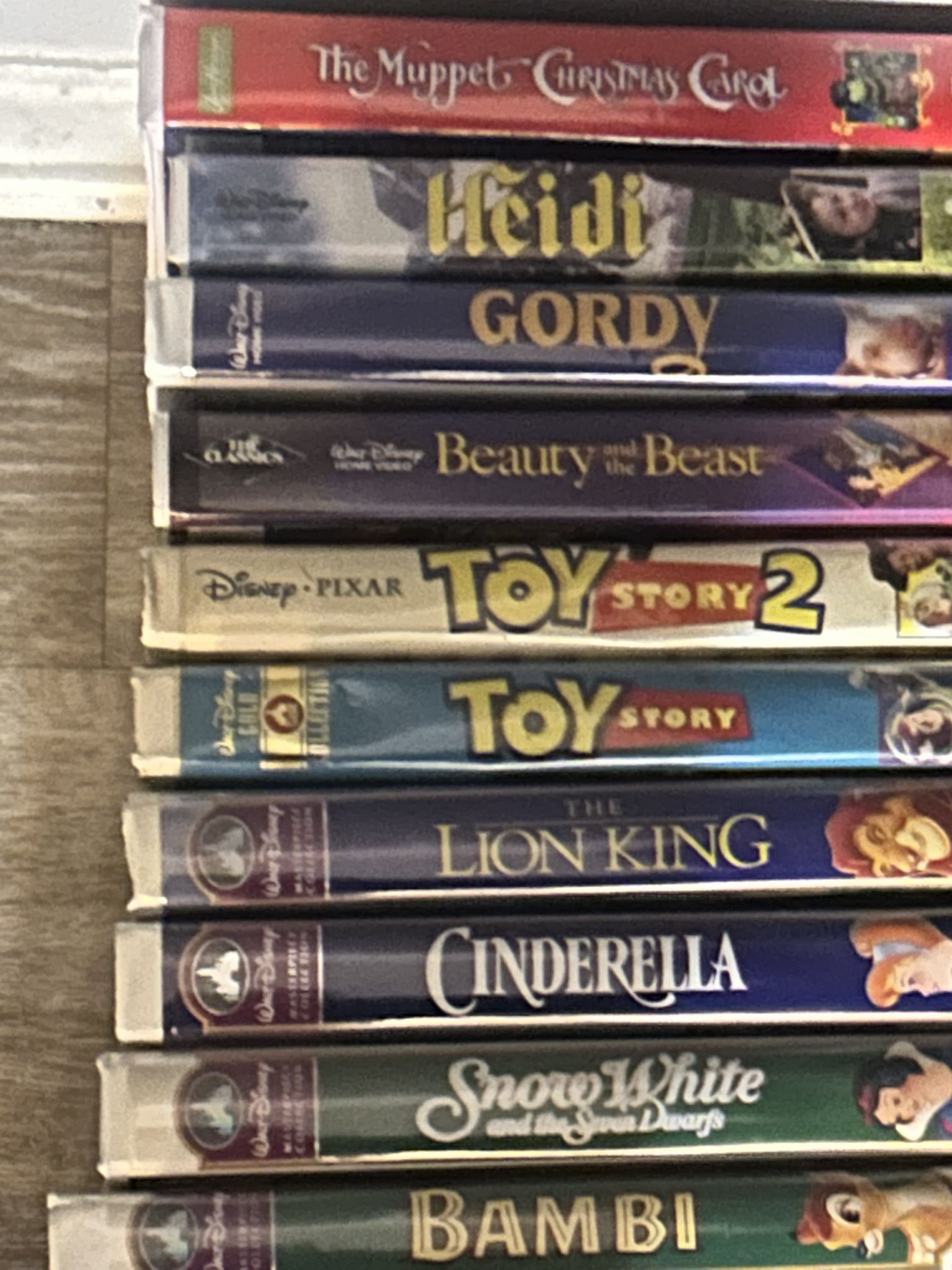 Master Edition VHS Disney Classics