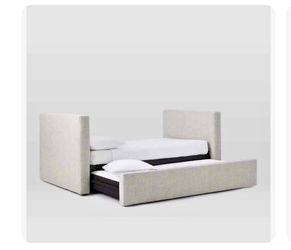 West Elm Bed Frame  With Trundle 