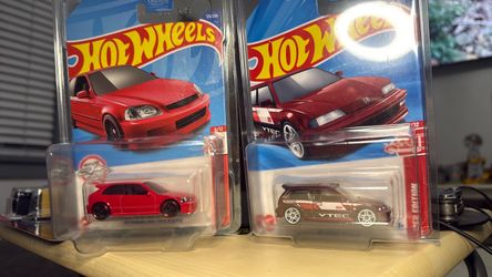 Hot Wheels Honda Civic red editions