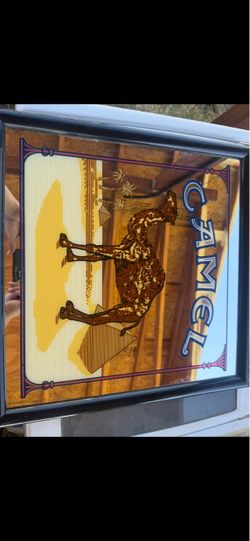 Vintage Camel Advertising Sign – Framed