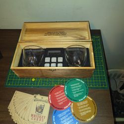 Premium Mixology & Craft Whiskey Glass & Stone Set – Like New