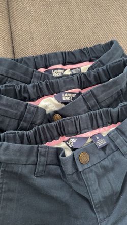 Land’s End Girls Uniform Chinos size 6