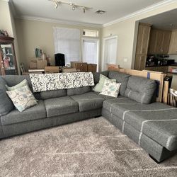 Grey Couch With Chaise