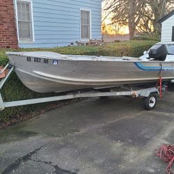 14' Aluminum Fishing Boat