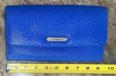 Brand New Blue Woman’s Liz Claiborne Wallet Pocket Book