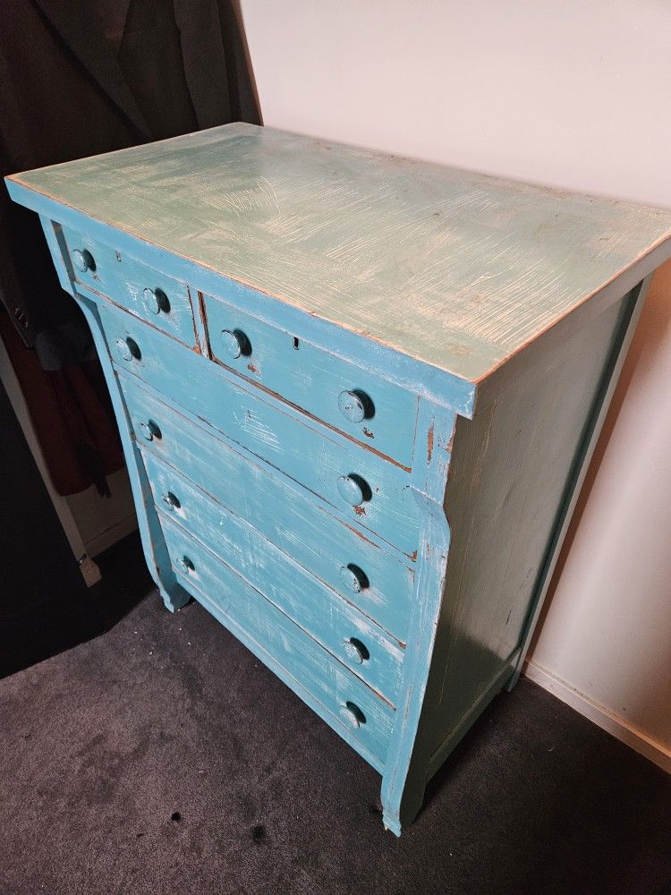 Vintage Blue Dresser