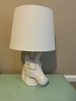 White Unicorn Lamp