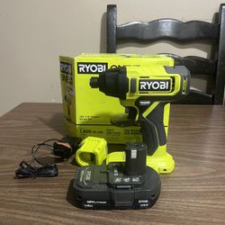 Ryobi 18v ONE+ 1/4” Impact Driver Kit 