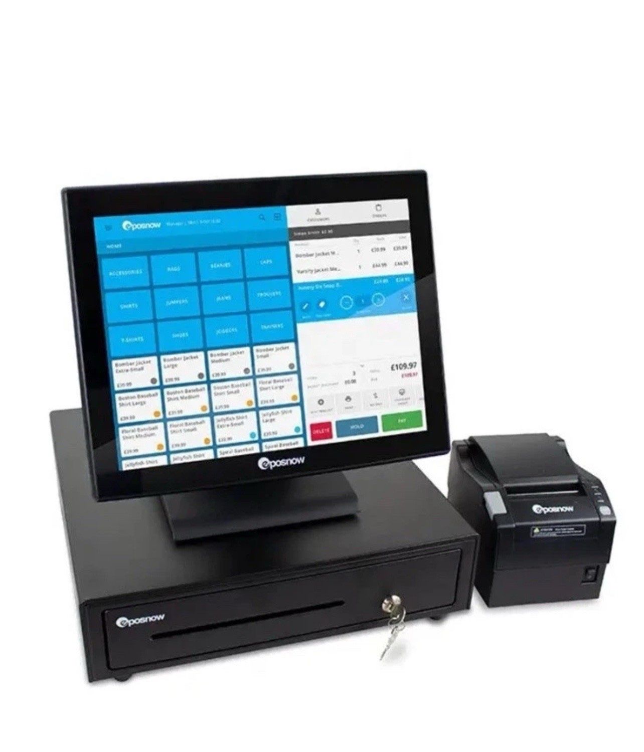 EposNow PR0 c15wa Touch Screen Terminal, Printer
