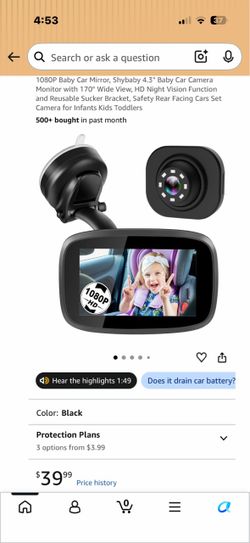 Baby Car Camara