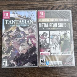 Switch 2 Game Metal Gear Solid 1 Collection X Fantasian Neo Action RPG Fantasy Y
