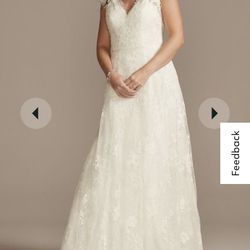Wedding Dress, Size 14