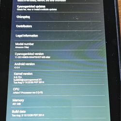 Amazon Kindle Fire HD 2nd Gen Tablet Android 