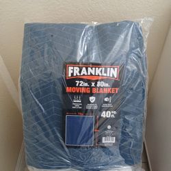 Brand New FRANKLIN 72×80 Moving Blankets. 5 In Stock.