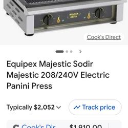 Sodir Double Press Panini Commercial Grade 