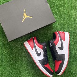 Air Jordan 1 Bred Toe Low (GS)