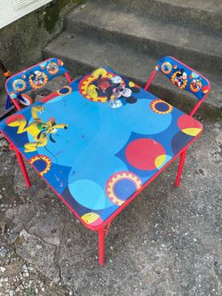 Mickey Mouse Kids Table and Chair Set