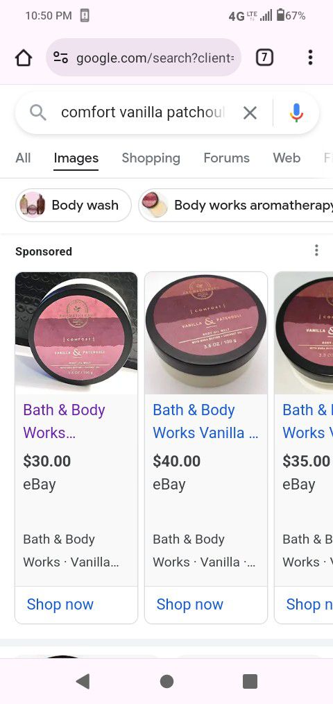 Bath & Body Works Comfort