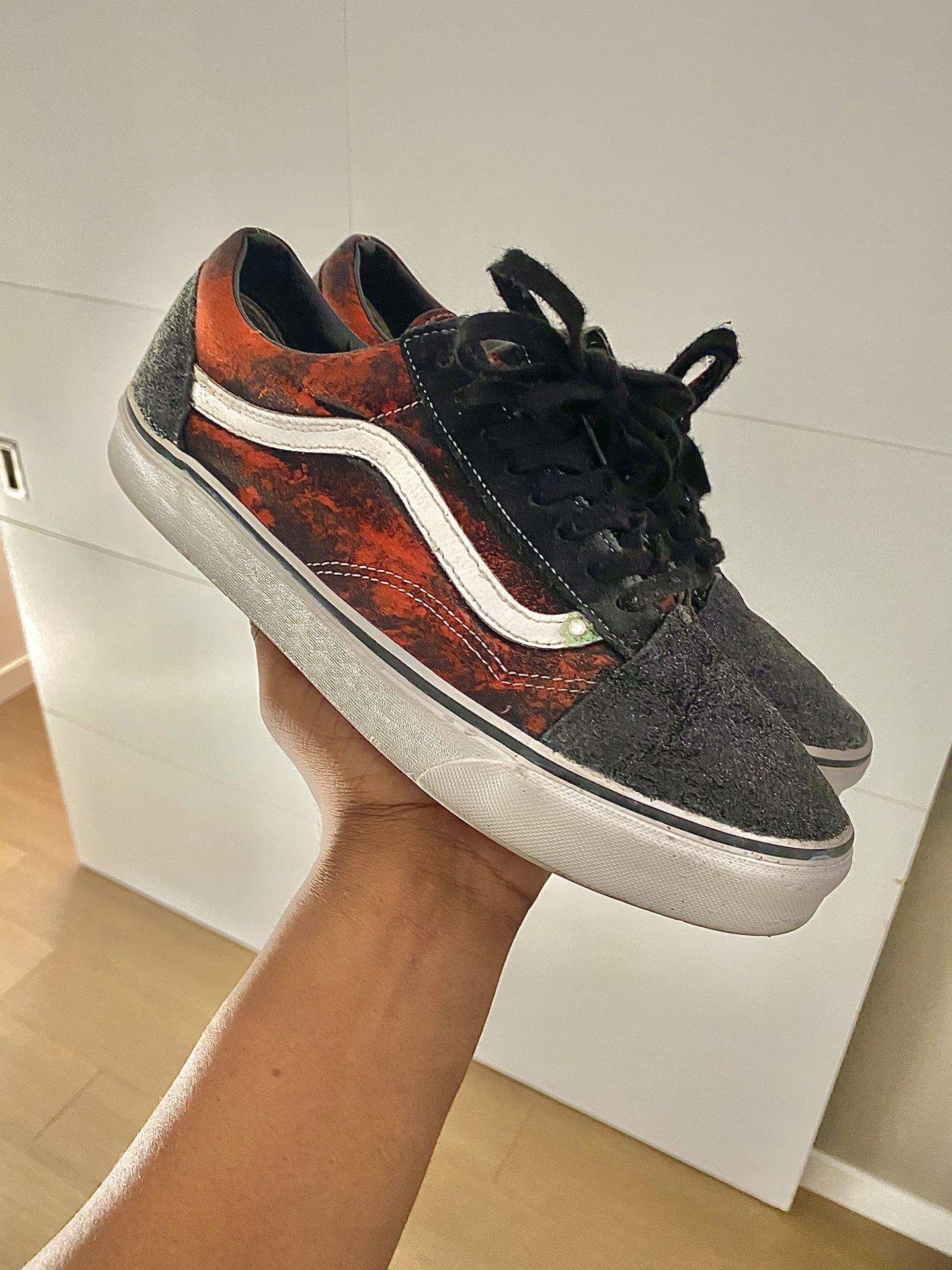 Bleached Vans 10.5 & Matching T