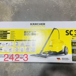 Karcher SC 3 Portable Multi-Purpose Steam Cleaner with Hand & Floor Attachments for Grout, Tile, Hard Floors, Appliances & More