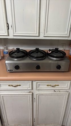 3 pot slow cooker