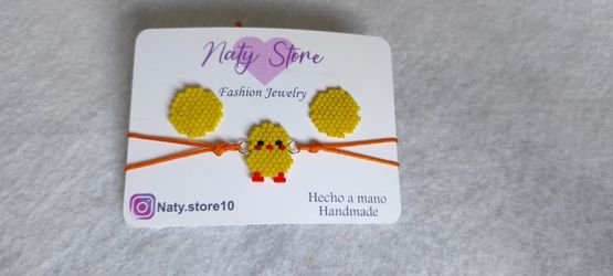 Bracelet +Earring ( Set ) Pulsera Y Zarcillos