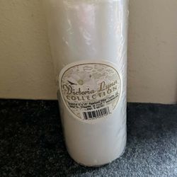 8" Pearlized Pillar Candle