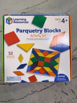 Parquetry blocks child toys