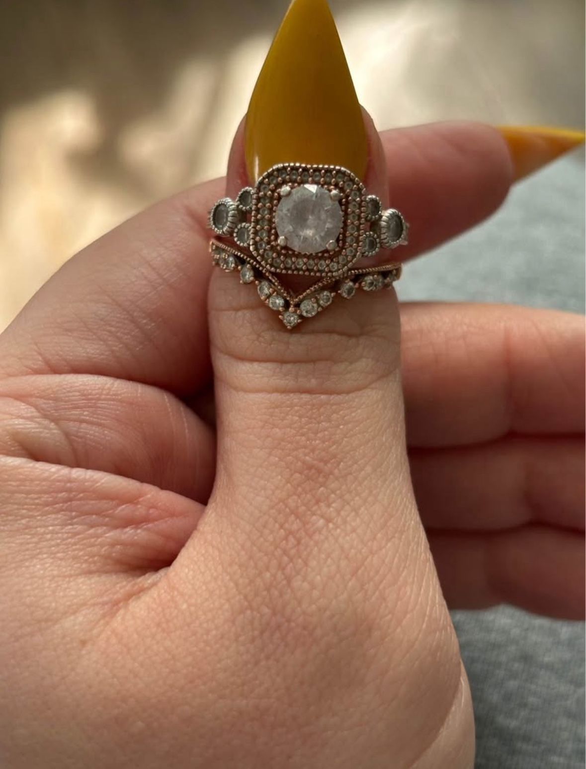 Disney Bridal Ring Set
