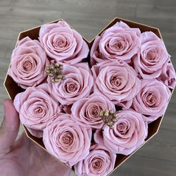 Heart-Shaped Rose Box