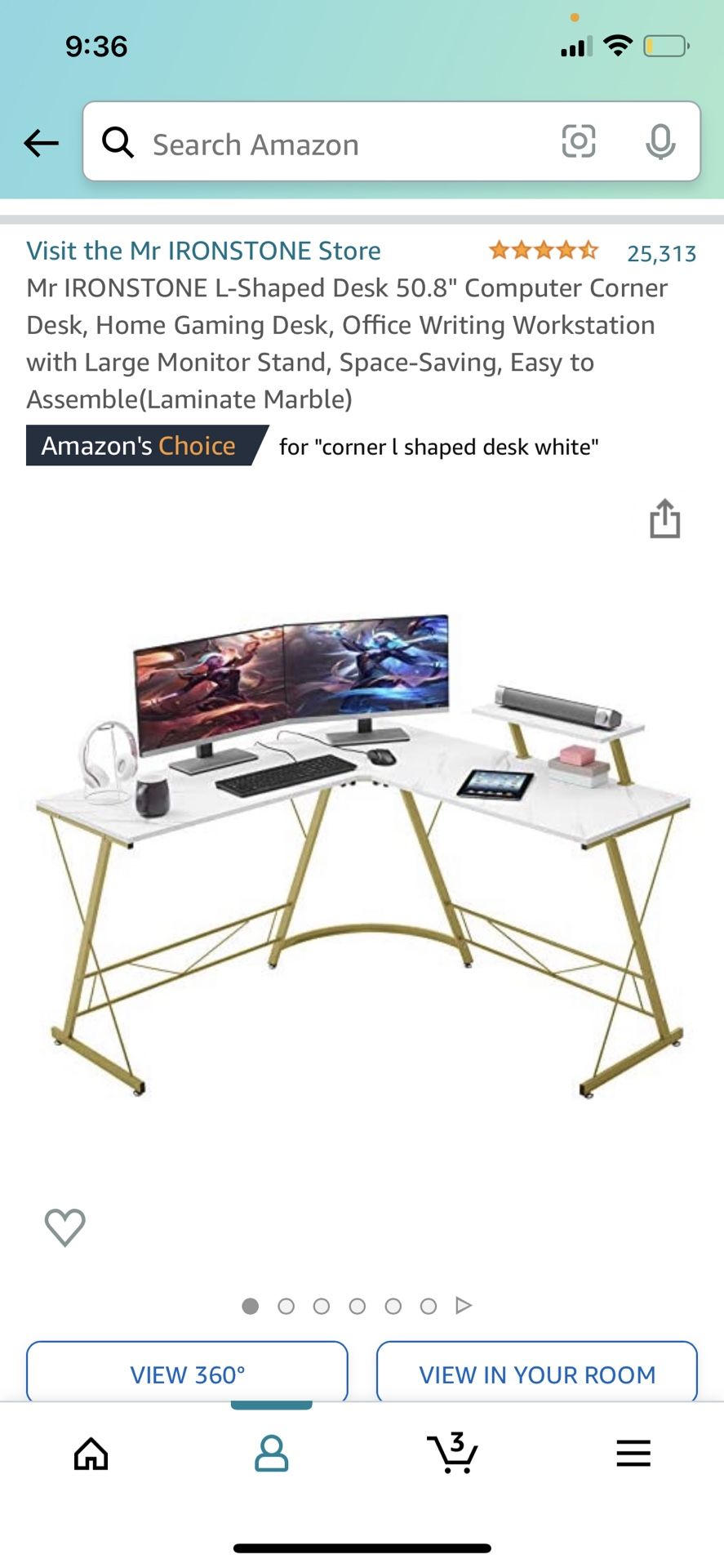 L Shaped Desk
