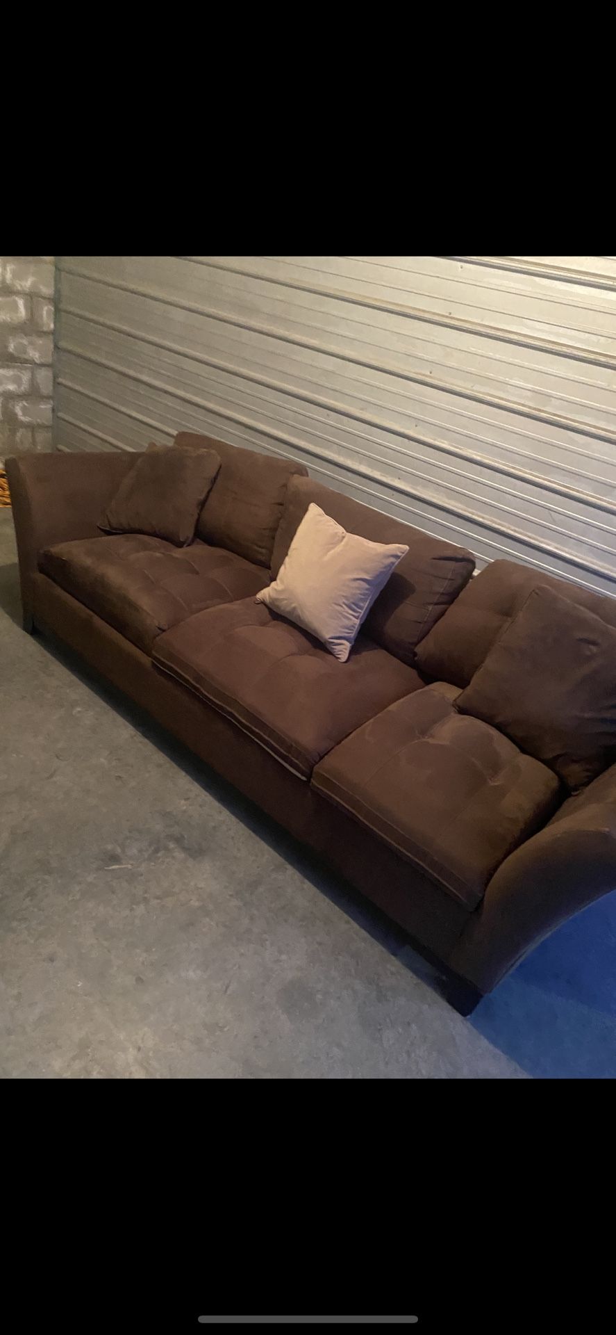 Raymour And Flanigan Microfiber Sofa