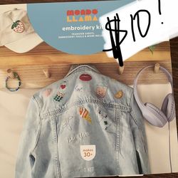 Embroidery Transfers Craft Kit Gift- Mondo Llama