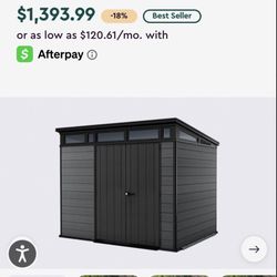 Just A Few Months Old Storage Shed