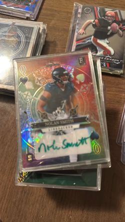 Nolan Smith Autographed Rookie Football Card