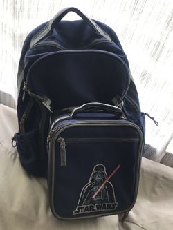 PBKids potterybarnkids Starwars Dark Vader backpack and lunch box set!